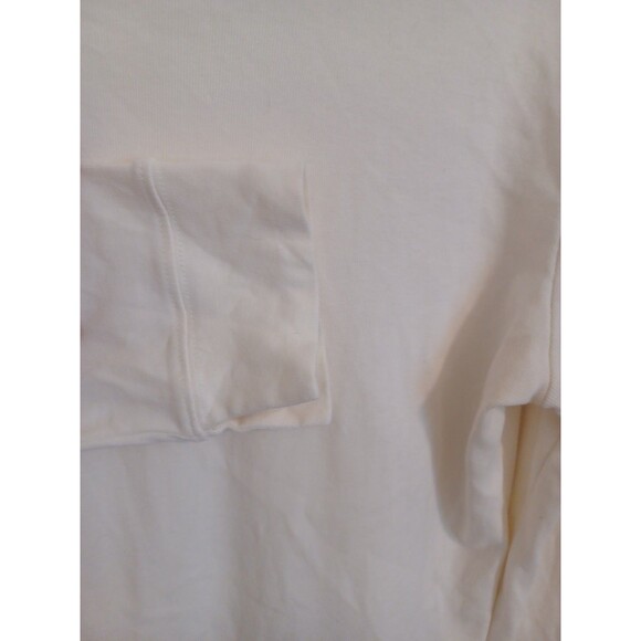 Lauren Ralph Lauren Pullover Knit Top Womens Large Ivory 3/4 Sleeves Preppy - Picture 6 of 8